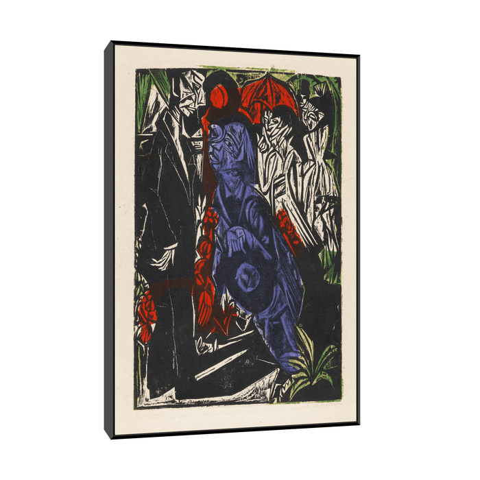 Der Verkauf des Schattens, Ernst Ludwig Kirchner - ArtDeco Canvas