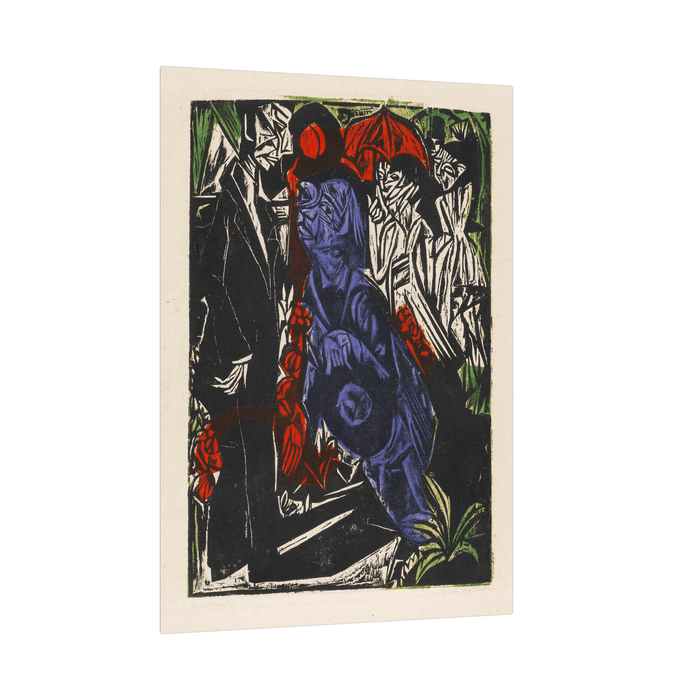 Der Verkauf des Schattens, Ernst Ludwig Kirchner - ArtDeco Canvas