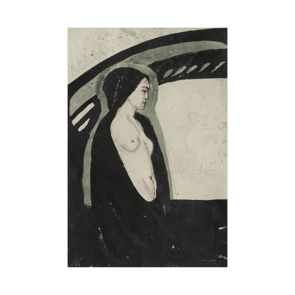 Design for a book Cover Sju Martyrer, Axel Törneman - ArtDeco Canvas