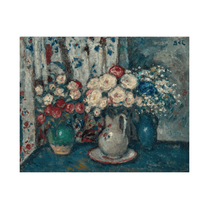 Deux bouquets de roses, Georges d'Espagnat - ArtDeco Canvas