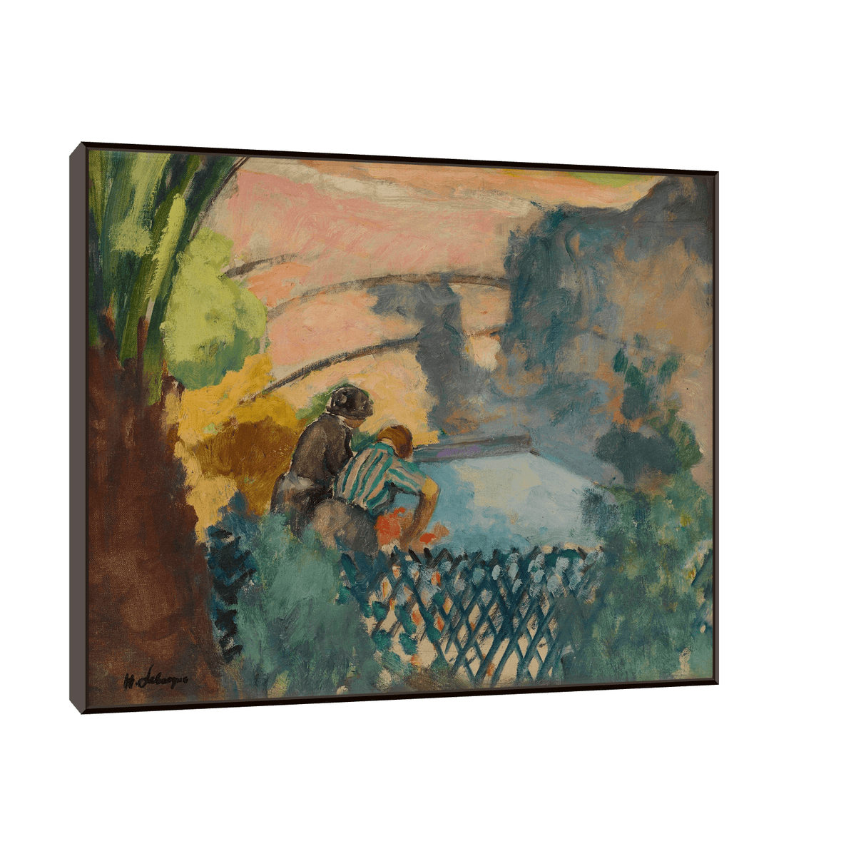 Deux femmes au lavoir, Henri Lebasque - ArtDeco Canvas