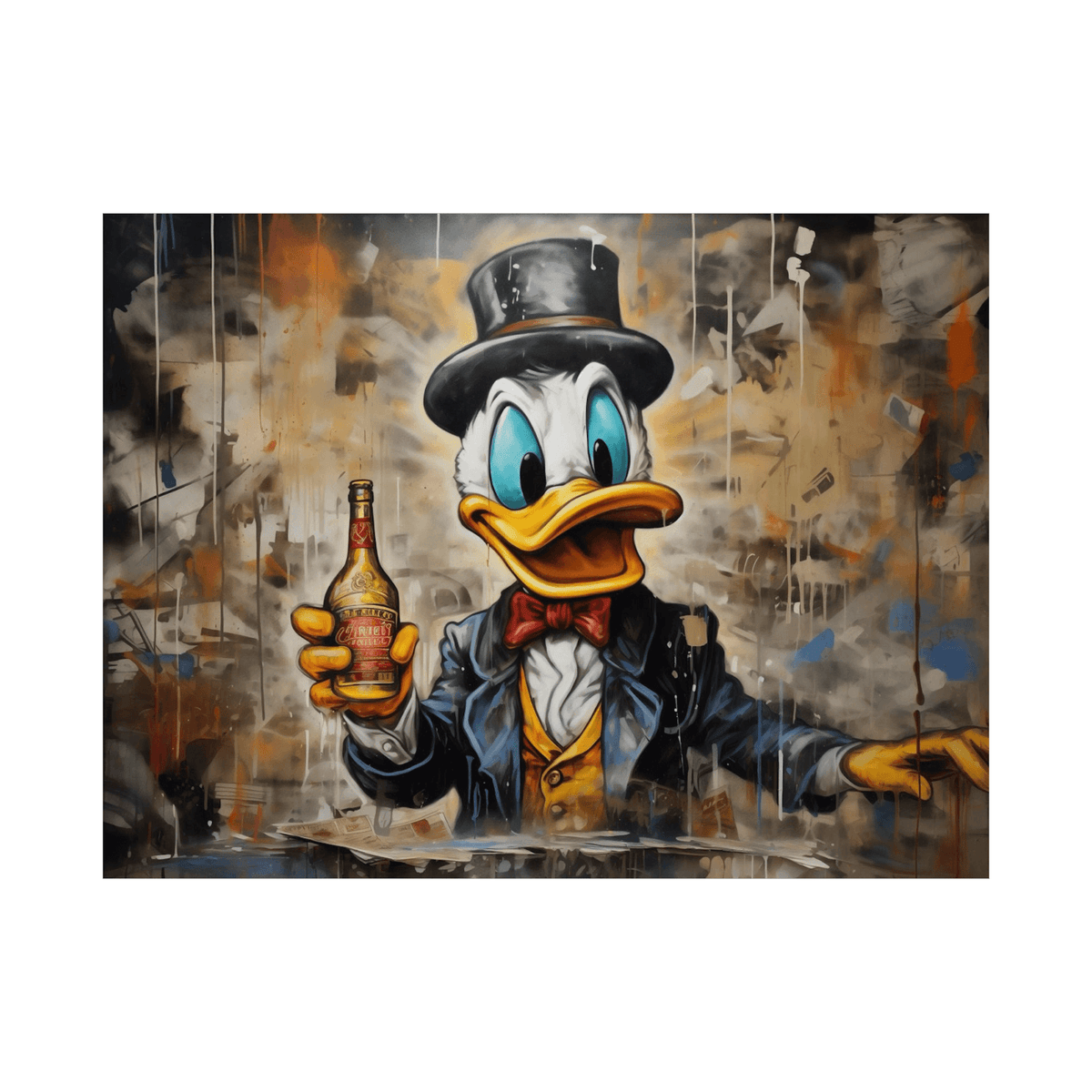 Donald in the mood ll - ArtDeco Canvas