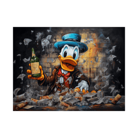 Donald's night out - ArtDeco Canvas