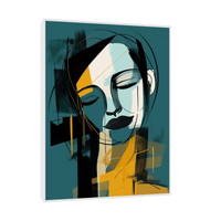 Dreaming girls face - ArtDeco Canvas