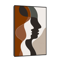 Dual reflection - ArtDeco Canvas