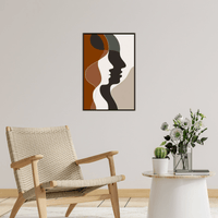 Dual reflection - ArtDeco Canvas