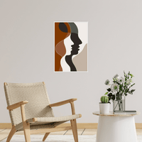 Dual reflection - ArtDeco Canvas