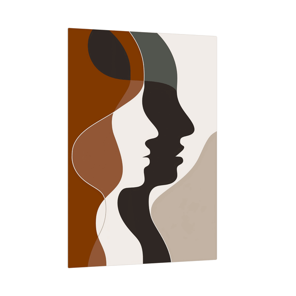 Dual reflection - ArtDeco Canvas