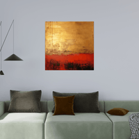 Dusty desert - ArtDeco Canvas