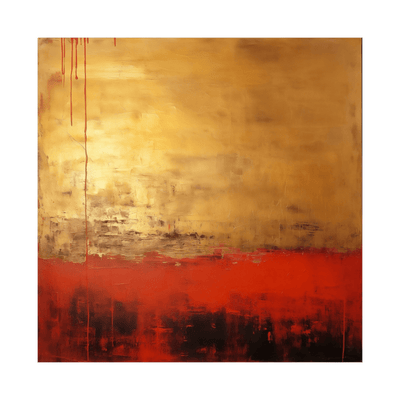 Dusty desert - ArtDeco Canvas