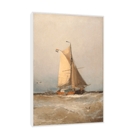 Dutch ship, Christian Fredrik Swensson - ArtDeco Canvas