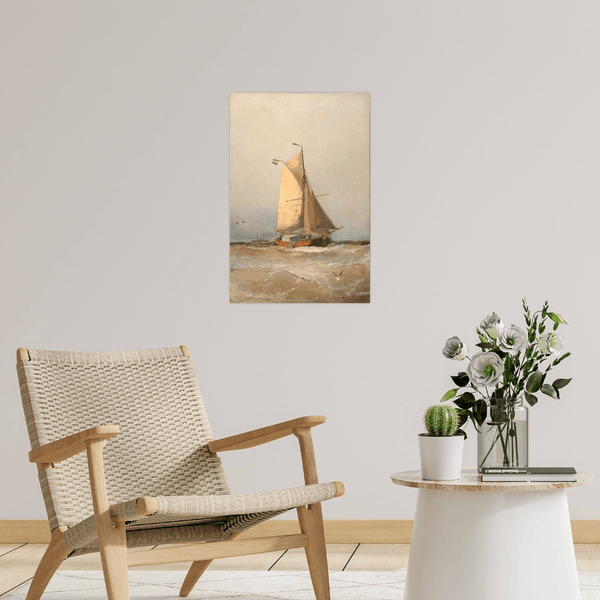 Dutch ship, Christian Fredrik Swensson - ArtDeco Canvas