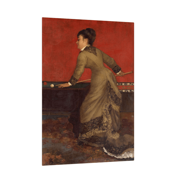 Elegant at Billiards, Alfred Stevens - ArtDeco Canvas