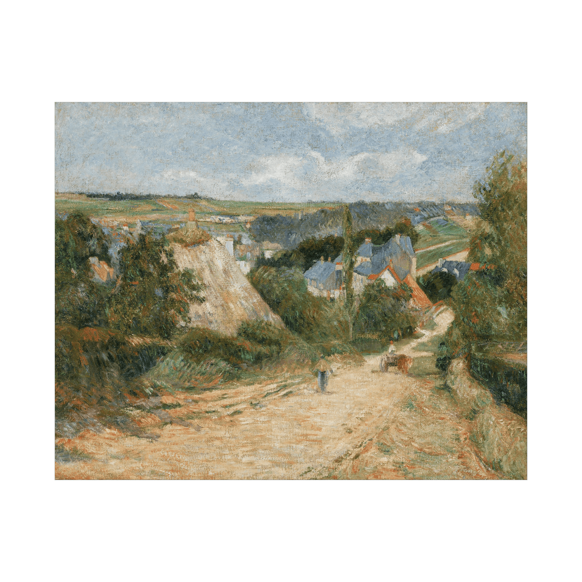 Entrance to the Village of Osny, Paul Gauguin - ArtDeco Canvas