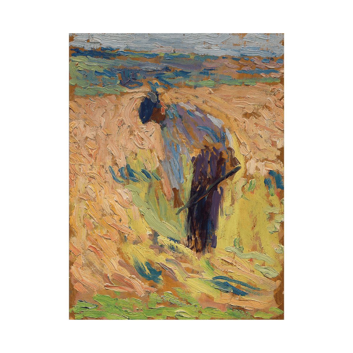 Étude pour ‘La Moisson’, Henri Martin - ArtDeco Canvas