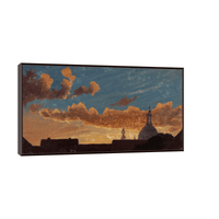 Evening Sky over Dresden, Knud Baade - ArtDeco Canvas