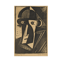 Face From Cinema, Josef Čapek - ArtDeco Canvas