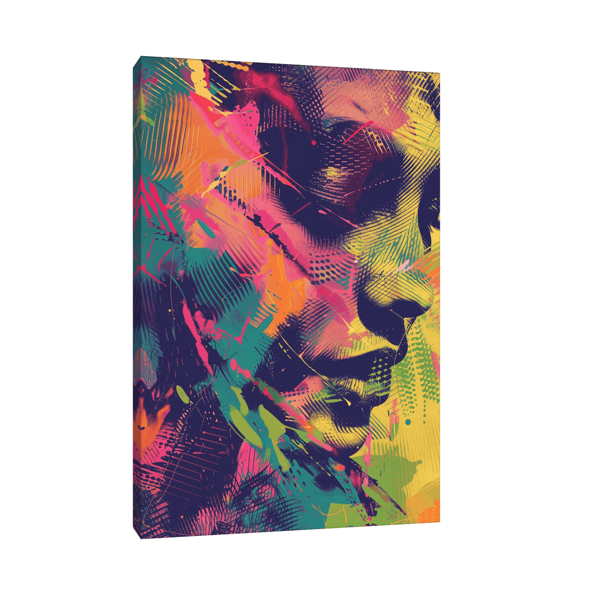 Face of a girl - ArtDeco Canvas