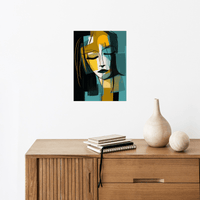 Face of sadness - ArtDeco Canvas