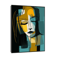 Face of sadness - ArtDeco Canvas