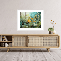 Fading flowers - ArtDeco Canvas