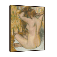 Femme nue, de dos, se coiffant, Edgar Degas - ArtDeco Canvas