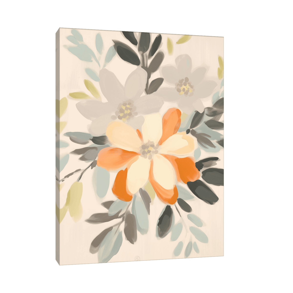 Few flowers - ArtDeco Canvas