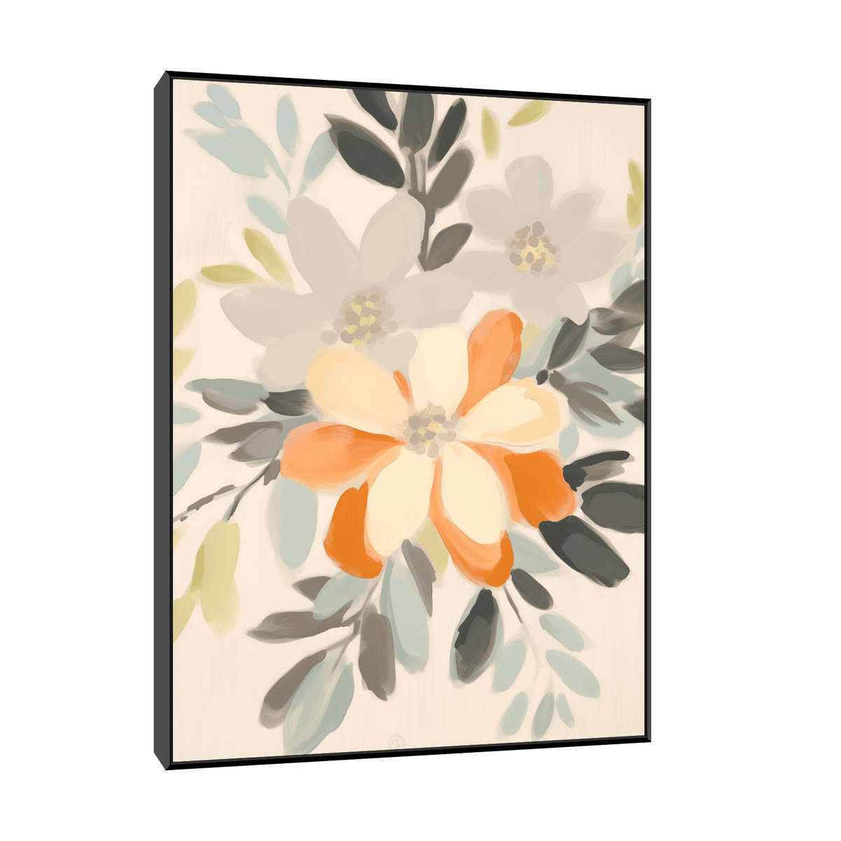 Few flowers - ArtDeco Canvas