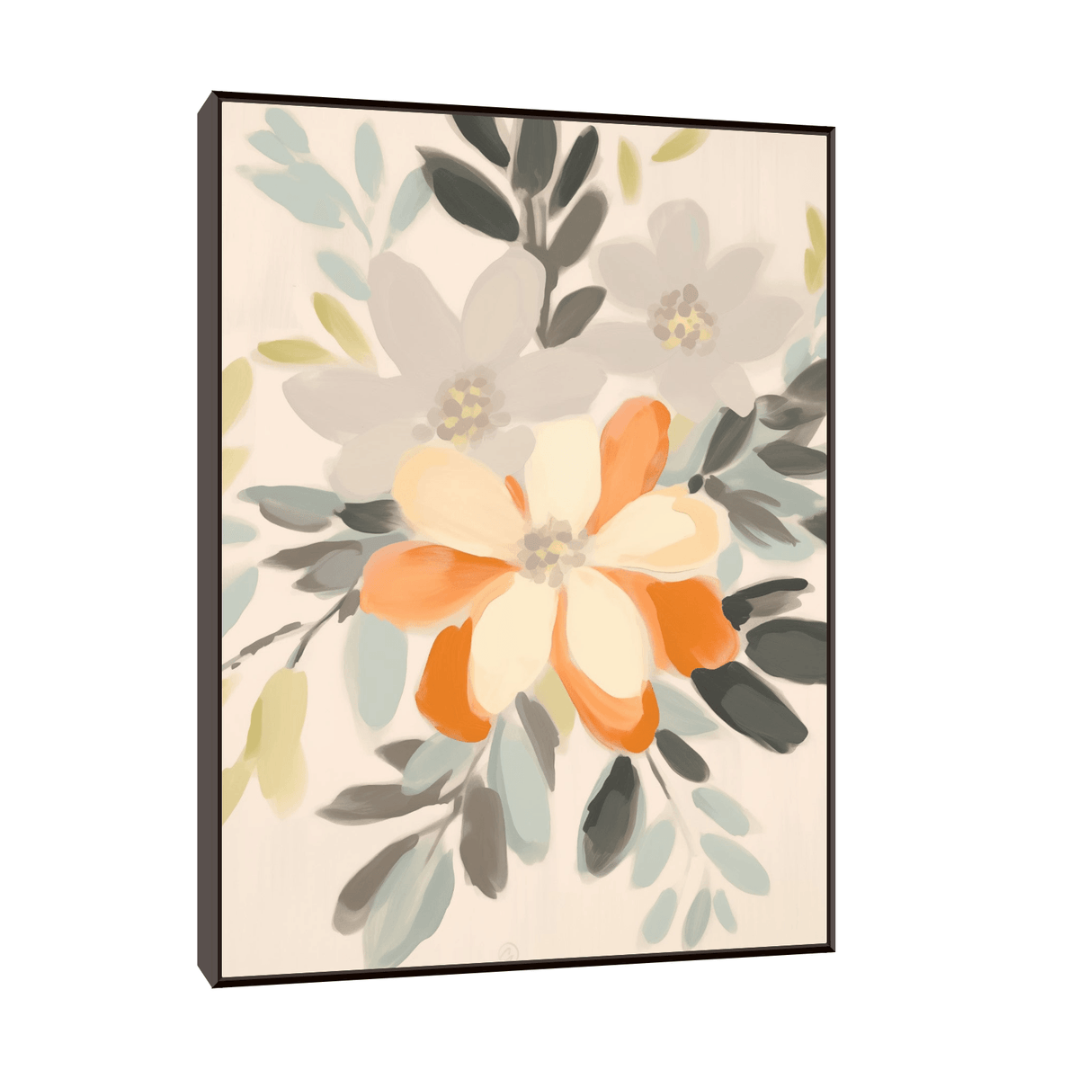 Few flowers - ArtDeco Canvas