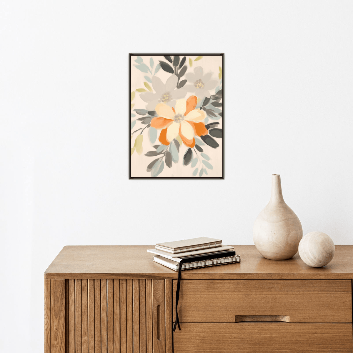 Few flowers - ArtDeco Canvas