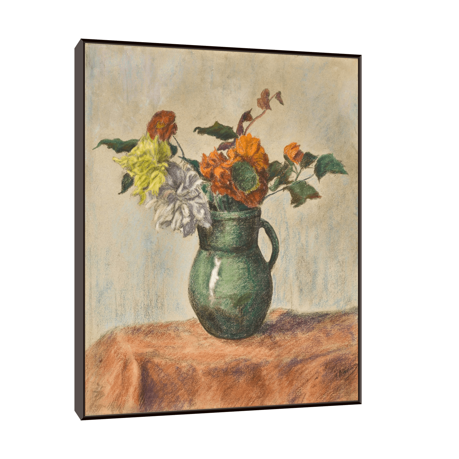 Fleurs dans un pot vert, Paul Ranson - ArtDeco Canvas
