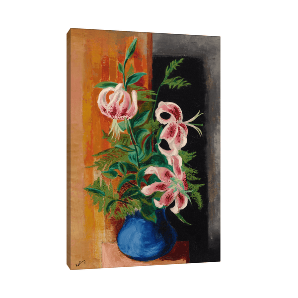 Fleurs dans un vase, Moïse Kisling - ArtDeco Canvas