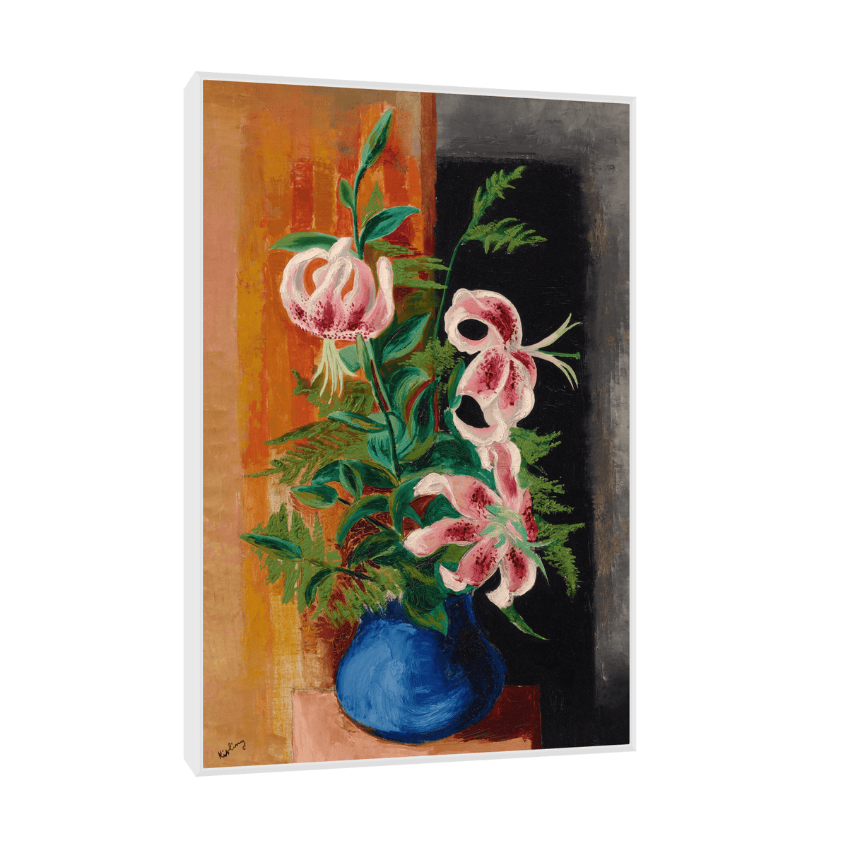 Fleurs dans un vase, Moïse Kisling - ArtDeco Canvas