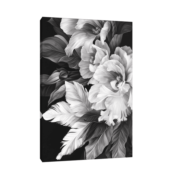 Floral arrangement mono - ArtDeco Canvas