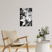 Floral arrangement mono - ArtDeco Canvas