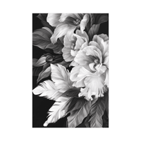 Floral arrangement mono - ArtDeco Canvas