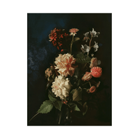 Floral arrangement on dark background - ArtDeco Canvas