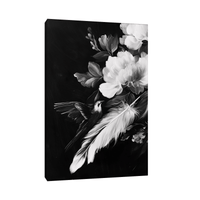 Floral close encounter - ArtDeco Canvas