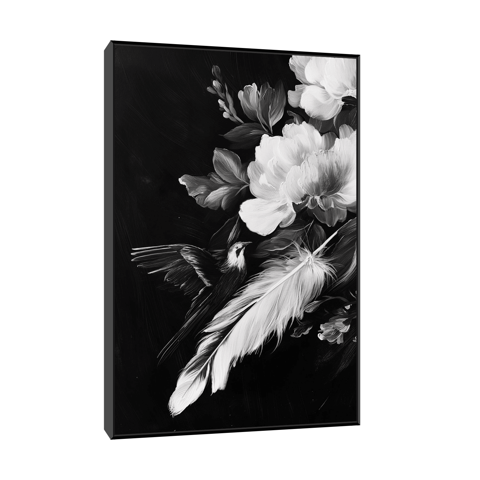 Floral close encounter - ArtDeco Canvas