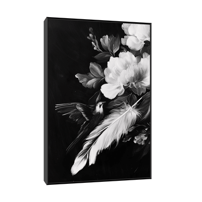 Floral close encounter - ArtDeco Canvas