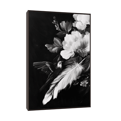 Floral close encounter - ArtDeco Canvas