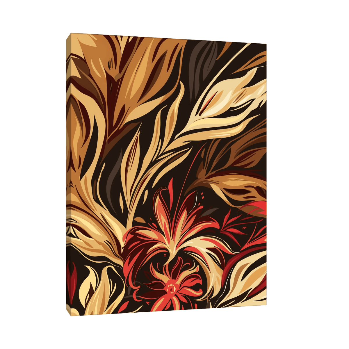 Floral fantasy - ArtDeco Canvas