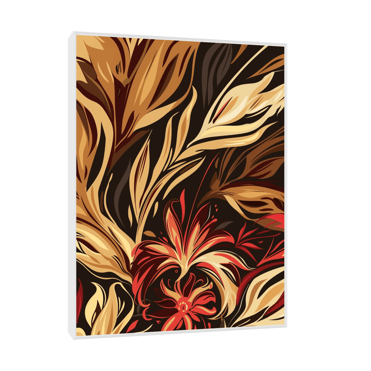 Floral fantasy - ArtDeco Canvas