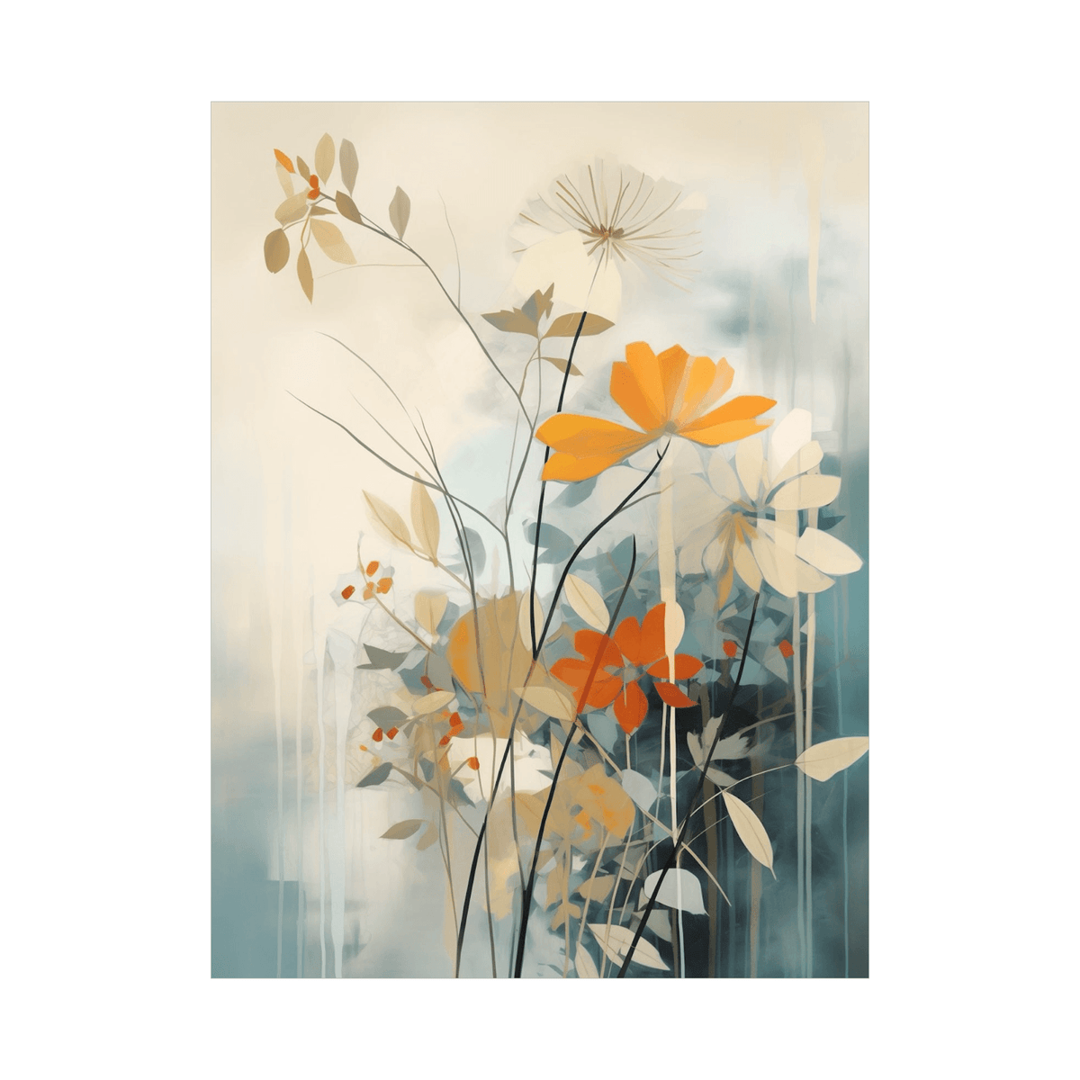 Floral meadow ll - ArtDeco Canvas