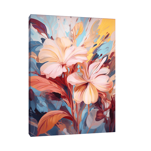 Floral scene - ArtDeco Canvas