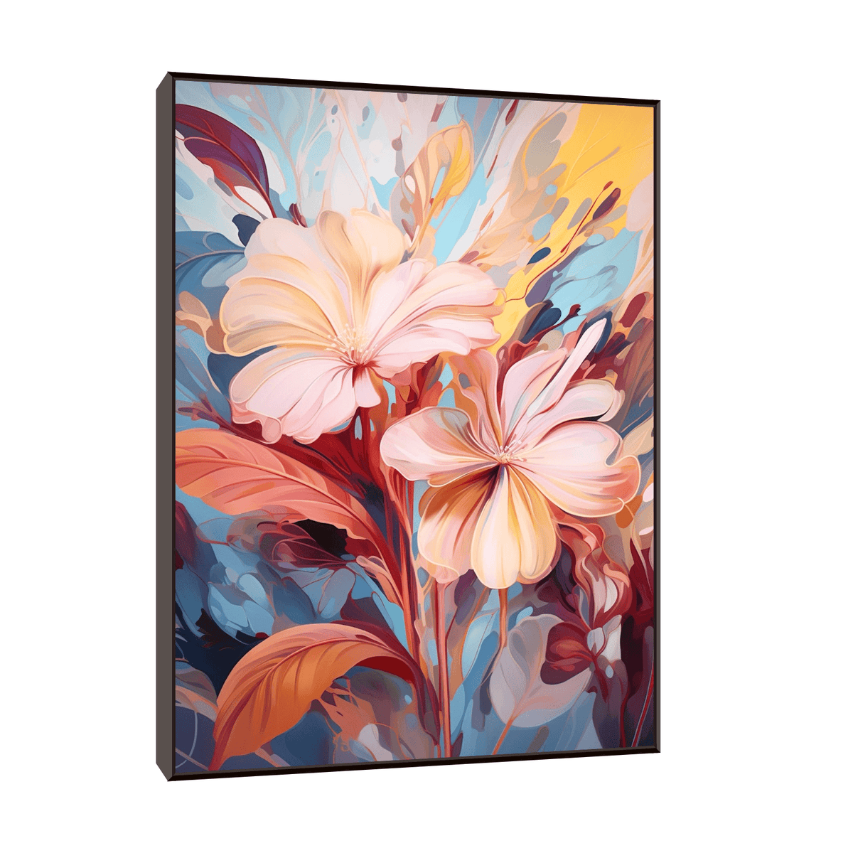 Floral scene - ArtDeco Canvas