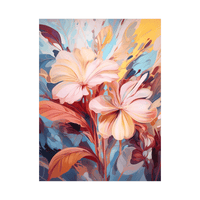 Floral scene - ArtDeco Canvas