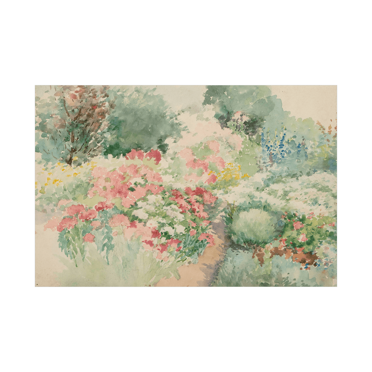 Flower Garden, Theodore Earl Butler - ArtDeco Canvas