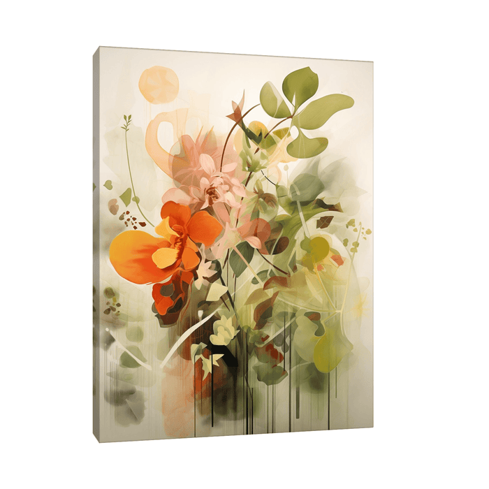 Flowering Fantasy - ArtDeco Canvas