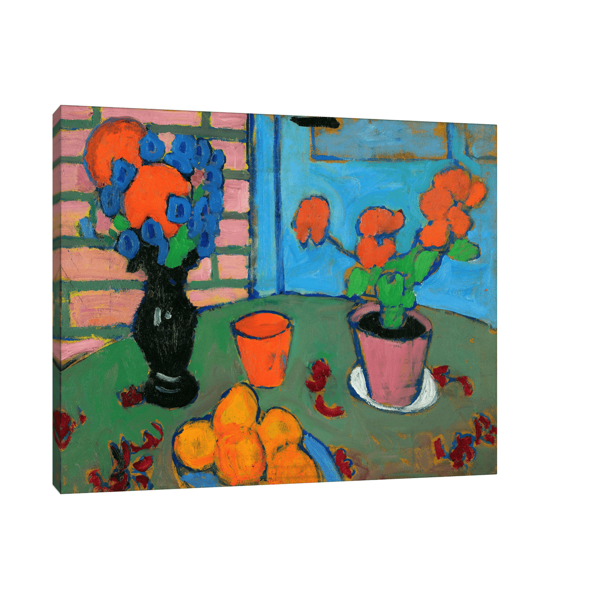 Flowers And Oranges, Alexej von Jawlensky - ArtDeco Canvas